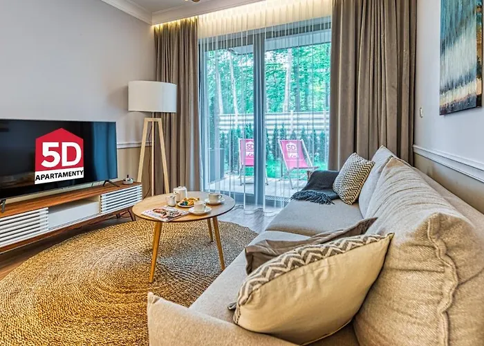 Rezydencja Niechorze 125 Z Ogrodkiem I Przy Plazy - 5D Apartamenty